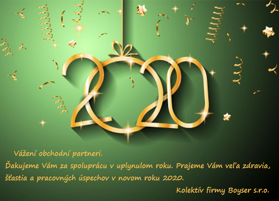 Boyser - Vianočný a Novoročný pozdrav 2019/2020