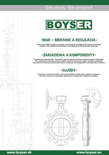 Boyser - Katalg produktov - Meranie a regulcia - Zariadenia a komponenty - sluby